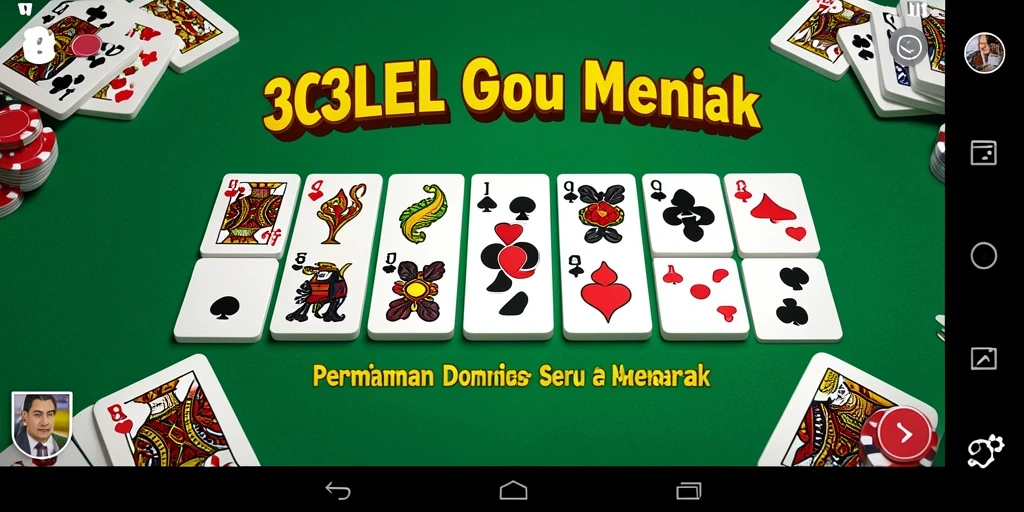 Tampilan gameplay seru dalam permainan Domino 33L.