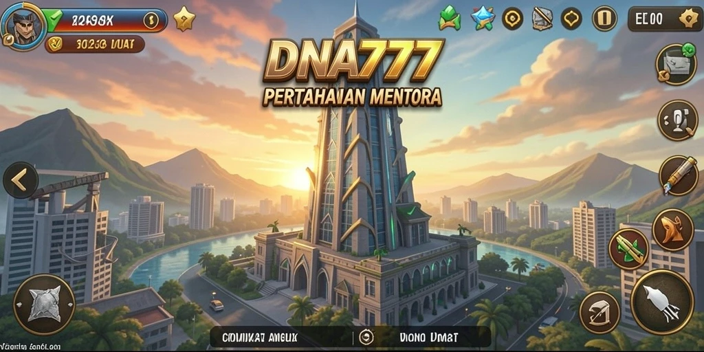Screenshot menunjukkan aksi seru dari gameplay Tower Defense yang menegangkan.