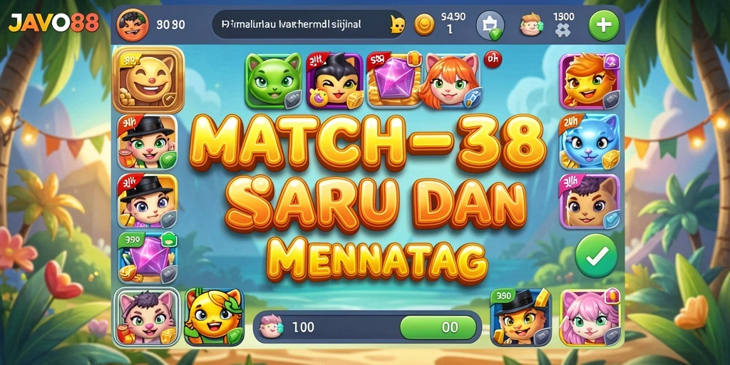 Tampilan menarik dari gameplay seru di JAVO88.