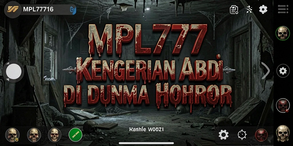Screenshot MPL777 menampilkan suasana horor yang menghantui.