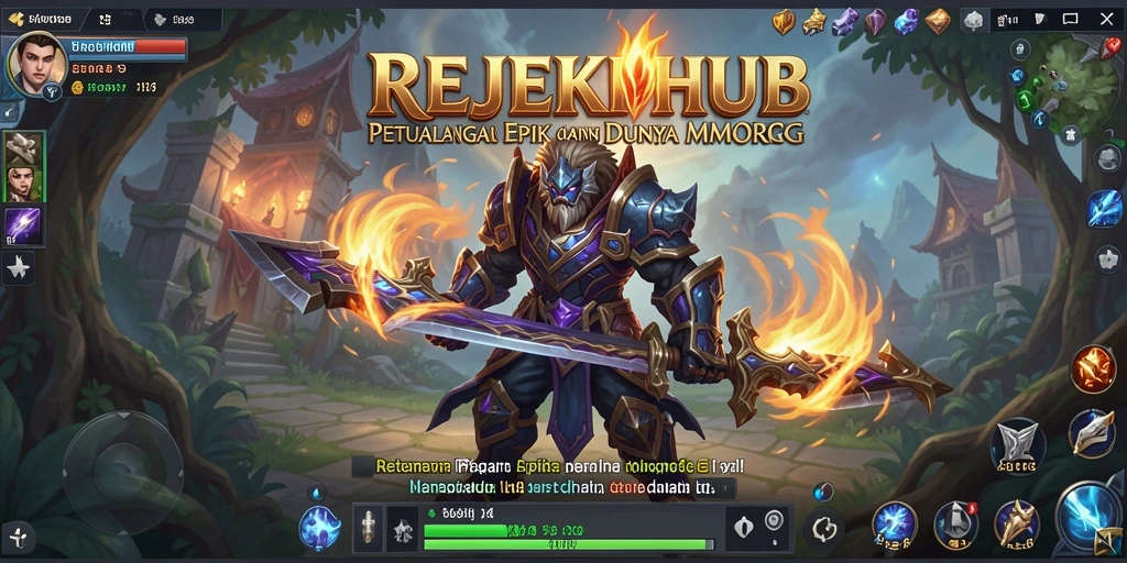 Tampilan gameplay mendebarkan di dunia fantasi REJEKIHUB.