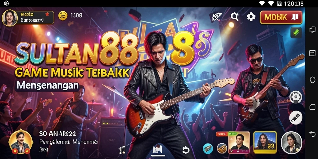 Tampilan gameplay SULTAN88 dengan interaksi musik yang seru.