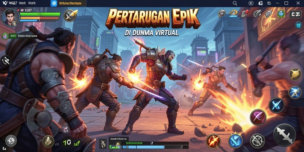 Gameplay intens dan seru dalam WG87