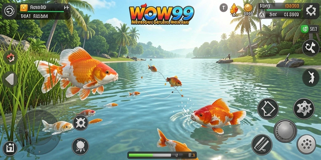 Gameplay WOW99 dengan aksi memancing yang seru dan grafis menawan.